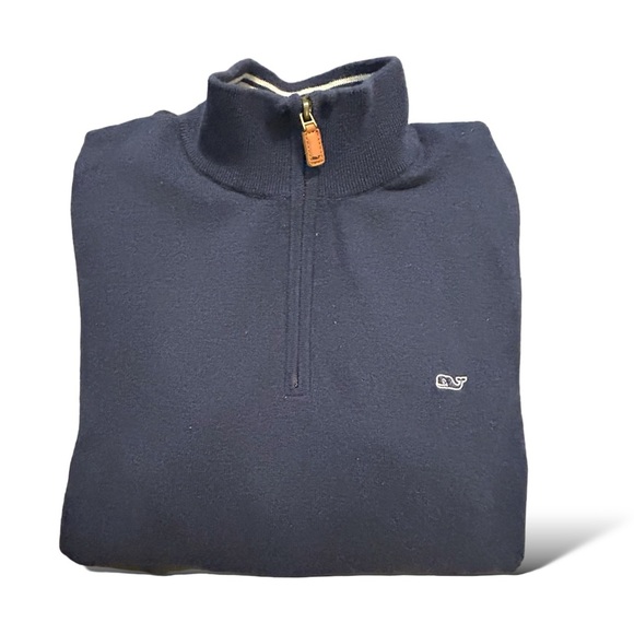 Vineyard Vines Cotton 1/4 Zip Sweater - Picture 2 of 3